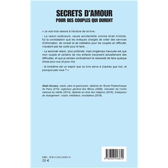Secrets d'amour pour des couples qui durent
