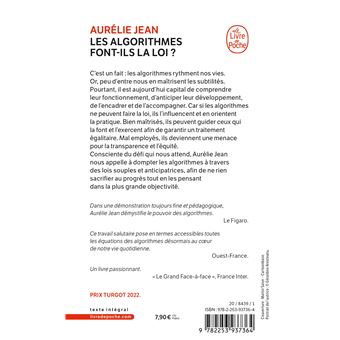 Les Algorithmes font-ils la loi ?