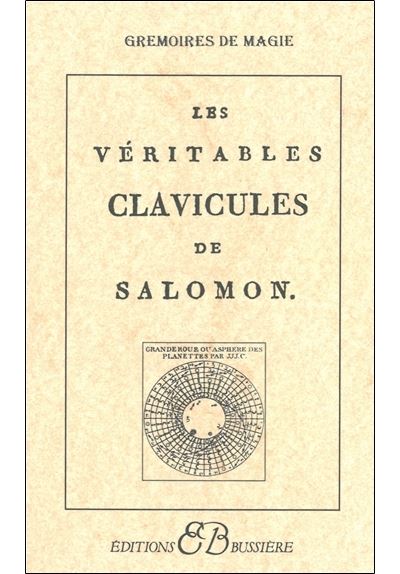 Veritables clavicules de salomon