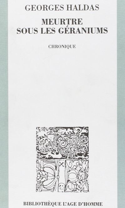 Meurtre sous les geraniums
