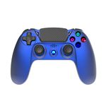 Manette sans fil Freaks and Geeks Bluetooth pour PS4 Bleu métal