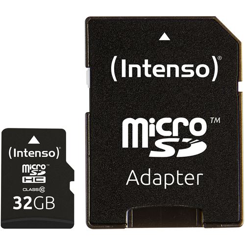 INTENSO MICROSDHC 32GB  W/ ADAPTER