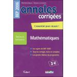 Annales corrigées Vuibert BEP Mathématiques tertiaires