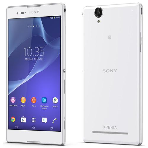 Smartphone Sony Xperia T2 Ultra, 8 Go, Blanc
