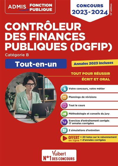 Concours Contrôleur des Finances publiques (DGFIP) - Catégorie B - Tout