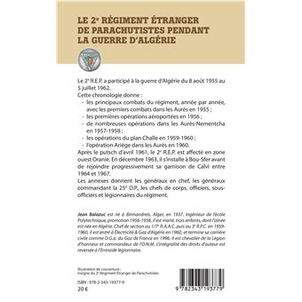 Le 2e Régiment Etranger de Parachutistes pendant la guerre d'Algérie