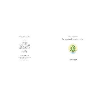 Le sapin d'anniversaire