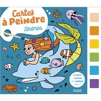Cartes à peindre - Sirènes