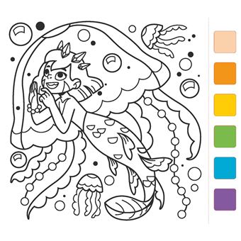 Cartes à peindre - Sirènes