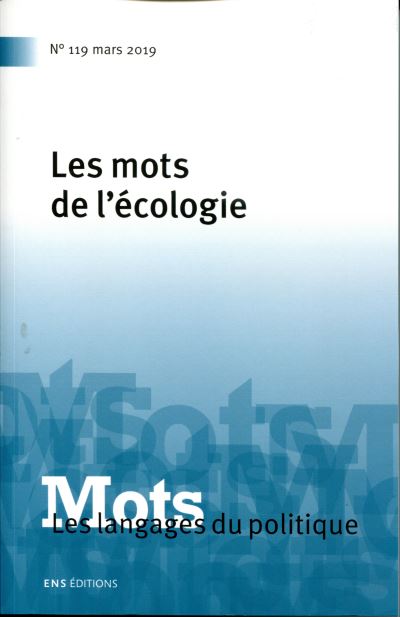 Les mots de l'écologie
