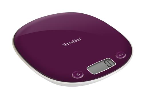 Terraillon Balance de Cuisine Electronique Macaron - Prune