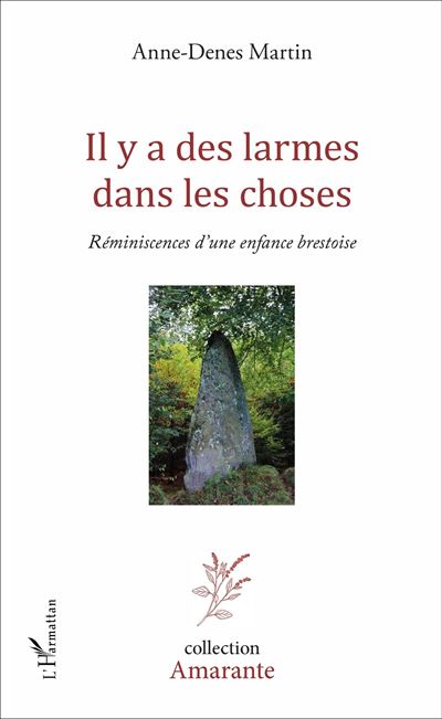 Il y a des larmes dans les choses - Anne-Denes Martin - broché