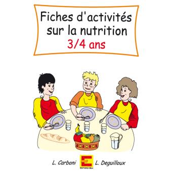 Fiches d'activités sur la nutrition, 3-4 ans