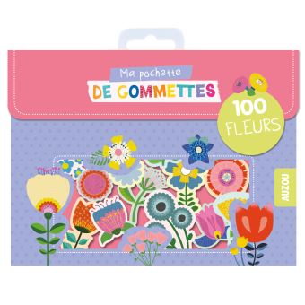 Ma pochette de gommettes - 100 gommettes fleurs