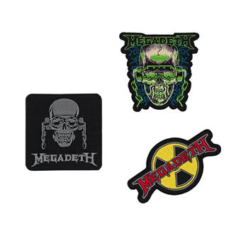 Set de 3 patchs Megadeth