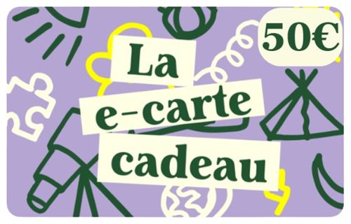 E-carte Nature Découvertes 50€