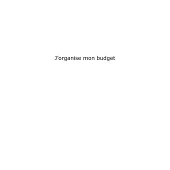 J'organise mon budget