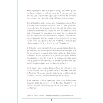 Mon atelier philo. 30 concepts pour initier son enfant à la philosophie