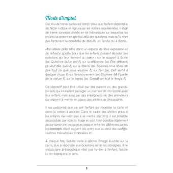 Mon atelier philo. 30 concepts pour initier son enfant à la philosophie