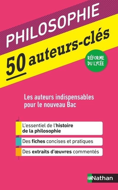 50 auteurs-clés - Philosophie - Katy Grissault - broché