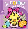 Je colorie sans déborder (2-4 ans) - Pâques - Avec gros contours en relief ! - Tome 56