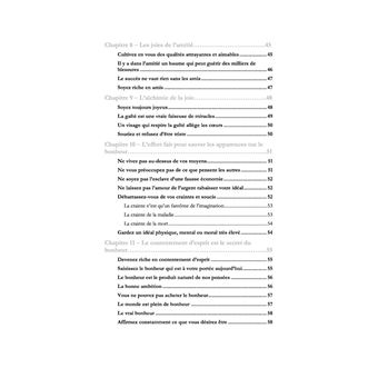 Les secrets du Bonheur