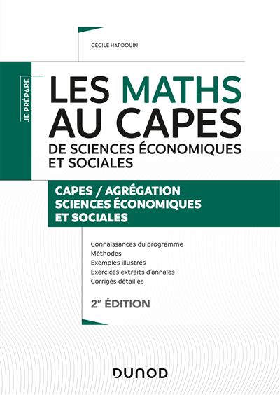 Mathématiques au Capes de SES
