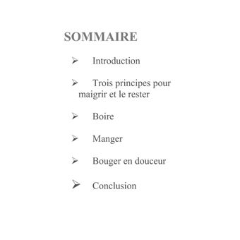 Maigrir sans régime ni médicament