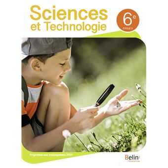 Sciences et technologie 6e manuel