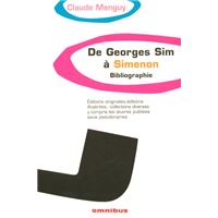 De Georges Sim à Simenon - Bibliographie