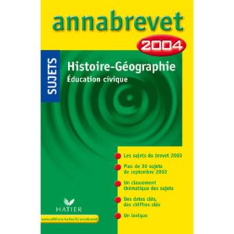 Annabrevet Histoire-géographie éducation civique - 1