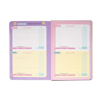 Agenda classique Mr. Wonderful Modèle journalier Petit format 2020 2021 C’est dans la poche Rose