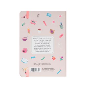 Agenda classique Mr. Wonderful Modèle journalier Petit format 2020 2021 C’est dans la poche Rose