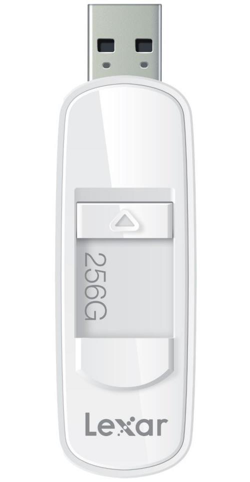 Clé USB 3.0 Lexar JumpDrive S75 256 Go Blanc
