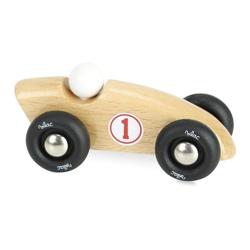 Mini Race-auto van Natuurlijk hout