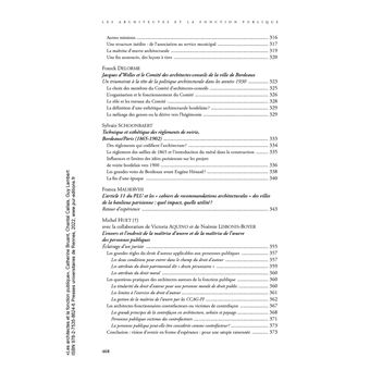 Les architectes et la fonction publique