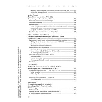 Les architectes et la fonction publique