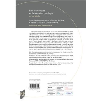 Les architectes et la fonction publique