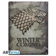 Plaque métal Game Of Thrones Stark