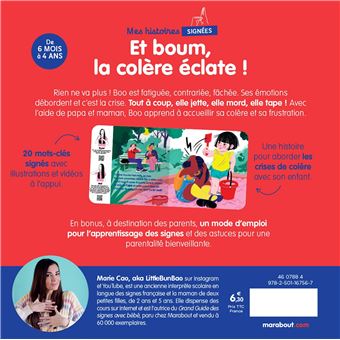 Mes histoires signées - Et boum la colère éclate !