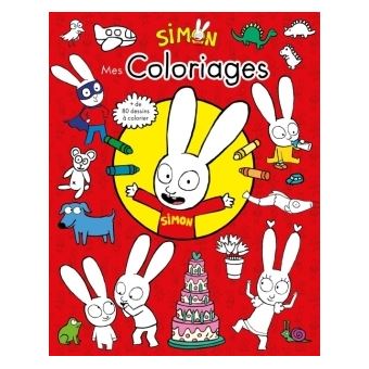 Simon - Mon cahier de coloriages