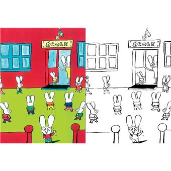 Simon - Mon cahier de coloriages