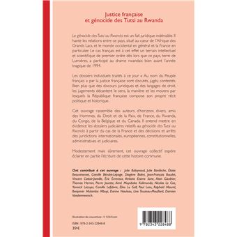 Justice française et génocide des Tutsi au Rwanda