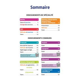 Objectif Bac 2024 - 1re Spécialités sciences éco Toutes les matières