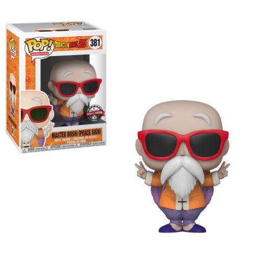 Funko 381 Dragon Ball Z- Master Roshi Peace Sign