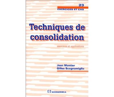 Techniques de consolidation