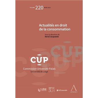 Actualités en droit de la consommation