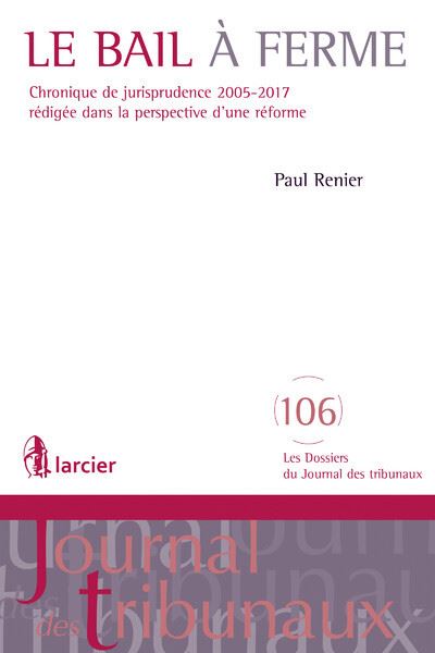 Bail a ferme chronique de jurisprudence 2004-2016