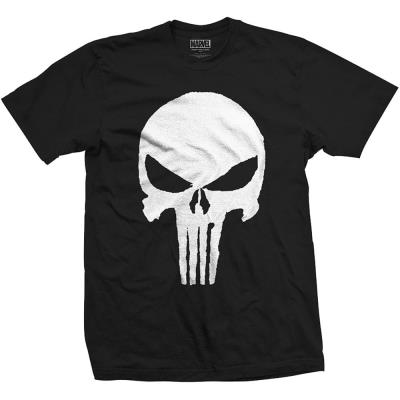Punisher jagged skull/mens blk/small