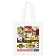 Tote Bag BTS Weekend Fast Food Blanc